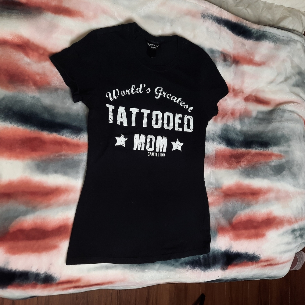 World's Greatest Tattooed Mom Tshirt
